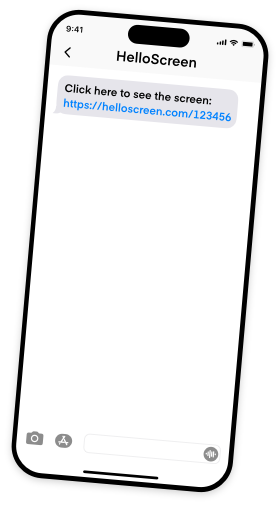 Share the link via text or email